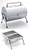 Portable Oil Drum Style BBQ