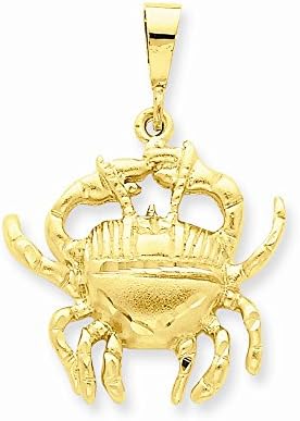 14k Cancer Zodiac Charm