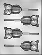 CK Products 3-Inch Owl Sucker Chocolate Mold