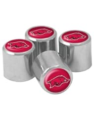 Sports: Arkansas Razorbacks Valve Stem Caps - Stockdale