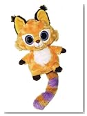 Aurora Plush YooHoo Tan Iberian Lynx Growling 5" NEW!