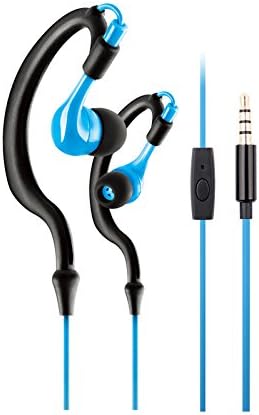 Kimmar Handfree Exercise/Running/Sports & Gym Headset Earphone Headphone With Microphone For IOS Android Smartphone and Mp3 (Blue)