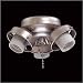 41LUuU4PfrL. SL75  French Curl Four Bulb Universal Ceiling Fan Light Kit in Antique Pecan