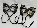 Venetian Masquerade Bat Mask with Sparkling Designs