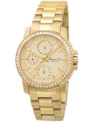Kenneth Cole New York Womens KC4834 Dress Sport Triple Gold Chronograph Watch