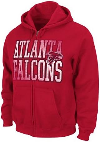 Atlanta Falcons Adult Size Medium Fleece Hooded Full Zipper Sweatshirt NFL Authentic &amp; NEW