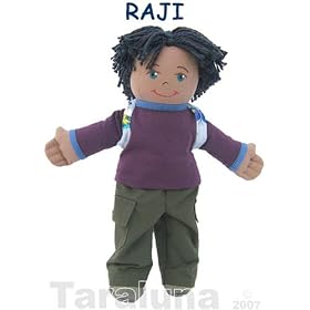 Raji Earth Boy - 14 Heirloom Quality Doll, Safe and Non-toxic by Taraluna - Fair Trade Organic & Green Gifts