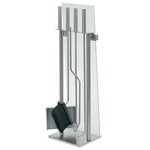 CHIMO Fireplace Set - 5 Piece Glass Front by Blomus