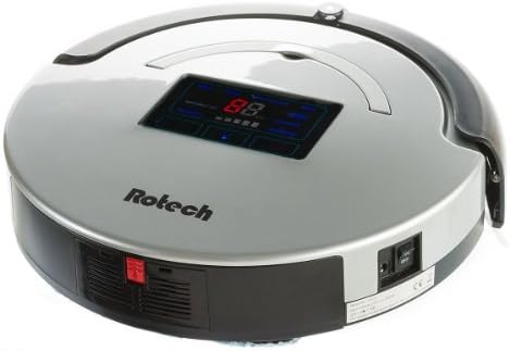 Rotech Smart Robotic Vacuum Cleaner W/remote Control (4-in-1 Series) Vacuuming, Sweeping, Disinfecting, Mopping. Model Rv12, Silver