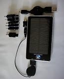 Solar Charger Unit for Mobile Phone, Camera, PDA, PSP, MP3 , or Anything Chargeable via USB