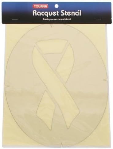 Unique Sports Tourna Breast Cancer Hope Ribbon Racquet Racket Stencil