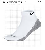 Nike Golf Dri-FIT Anklet 3-Pair Sock (10-13)