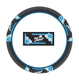 Got Aloha Blue Hibiscus Hawaiian Car Truck SUV Steering Wheel Cover