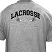Crossed Sticks Lacrosse T-Shirt Short Sleeve