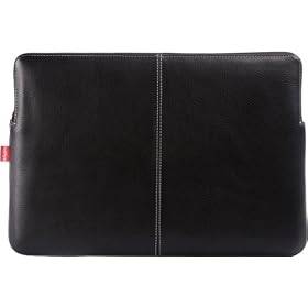 Toffee Leather Sleeve for 15.4" Apple MacBook Pro (Black)