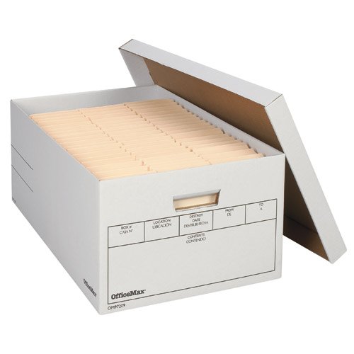 OfficeMax Medium Duty Storage Boxes, Legal Size, 12Pack Best Record