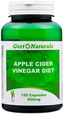 Gert Naturals, Apple Cider Vinegar Diet, 500mg, 120 Capsules