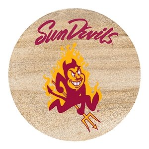 Thirstystone Natural Sandstone Set of 4 Coasters Arizona State University