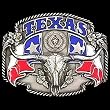 Texas Longhorns Pewter Belt Buckle - NCAA College Athletics Fan Shop Sports Team Merchandise