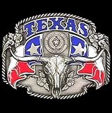 Texas Longhorns Pewter Belt Buckle - NCAA College Athletics Fan Shop Sports Team Merchandise