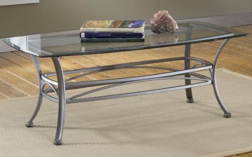 Abbington Coffee Table GLASS DARK PEWTER