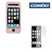 Apple iPhone 3G Pink Silicone Skin Case Cover with Screen Protector Shield (Not Compatible wth 1st Generation iPhone)