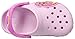 Crocs Kids' CrocsLights Rainbow Heart Light-Up Clog (Infant/Toddler/Little Kid/Big Kid), Ballerina Pink, 2 M US Little Kid