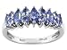 .91CTW TANZANITE STERLING SILVER RING