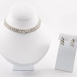 Crystal Choker Necklace Set