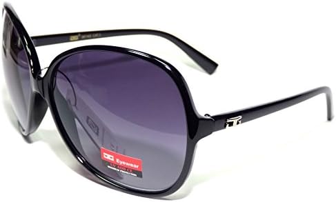 #CG2-S1 CG Eyewear ® Black Elegant Vintage Oversized Women's Sunglasses