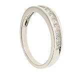 Princess Cut White Gold Diamond Anniversary Band