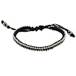 FOJO's Adjustable Hill Tribe Symmetrical Silver Bead Bracelet