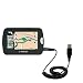 Third Party New : Coiled Power Hot Sync and Charge USB Data Cable w/ Tip Exchange for the Amcor Navigation GPS 4300 - Gomadic Brand