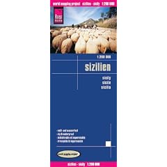 Sizilien 1 : 200 000: Kartenbild 2seitig, klassifiziertes Stra�ennetz, Ortsindex, GPS-tauglich, wasserfest impr�gniert
