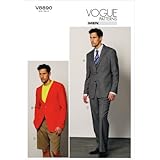 VOGUE PATTERNS V8890 Men's Jacket/Shorts and Pants Sewing Template, Size MXX (40-42-44-46)