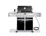 Weber 1841001 Summit E-450 Grill, Natural Gas, Black