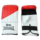 Lonsdale Mens Synthetic Leather Punch Bag Mitts Gloves