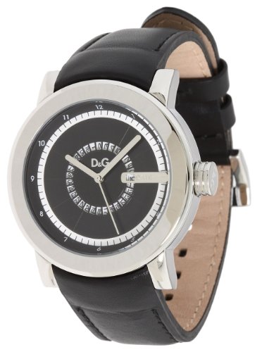 Dolce&Gabbana Herren-Armbanduhr Analog Leder schwarz DW0721