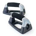 York Fitness Liegest�tzgriffe, schwarz/grau