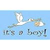 It's a BOY Flag 3x5 Brand NEW 3 x 5 Blue Banner w/Stork