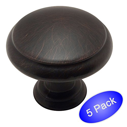 Cosmas 5422ORB Oil Rubbed Bronze Cabinet Hardware Mushroom Knob - 1-3/16