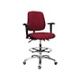 Perch Multi-Task Office Desk Chair in Chrome w/Footring 22" - 32" (Soft Floor Casters/Imperial Fabric)