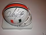 Clinton Portis autographed Football Mini Helmet (Miami Hurricanes)