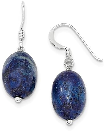 Sterling Silver Blue Sodalite Earrings,