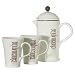 La Cafeti�re La Chocolati�re 1-Litre Coffeemaker Gift Set - Cream