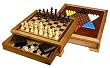 4 in 1 Wooden Game Set: Backgammon, Chess, Checkers, Chinese Checkers