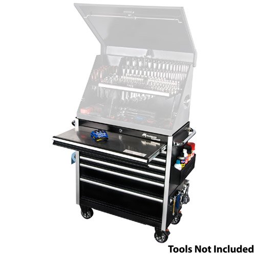 Montezuma BK3606MZ 36-Inch Crossover Toolbox Black