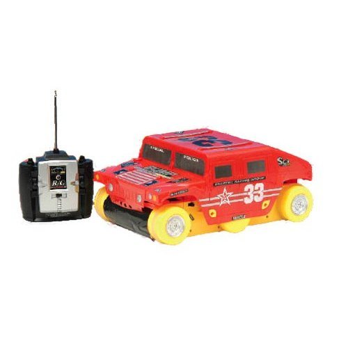 Childrens Toyshop  Toys : Radio Controlled Humvee Wall Climbing Car Red