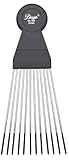 Diane Fan Pick Comb, Black, Large, 12 Count