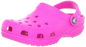 crocs Kids Classic Clog 10006, Neon Magenta, 12-13 M US Little Kid